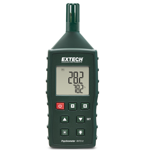 Extech RHT510 Hygro-Thermometer Psychrometer with Type K Input