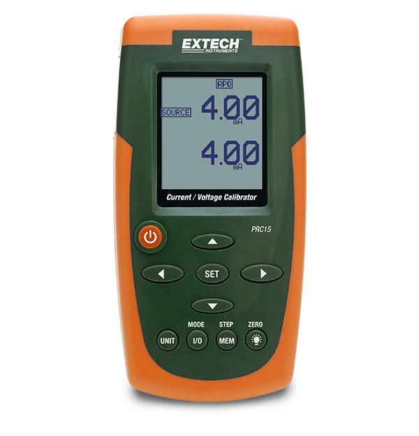 Extech PRC15 – Precision Current and Voltage Calibrator/Meter with 24V Loop Power
