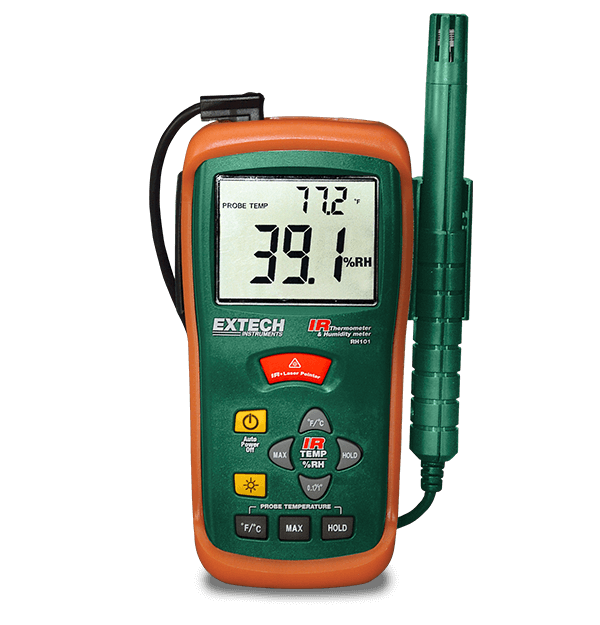 Extech RH101 Hygro-Thermometer with Infrared Thermometer