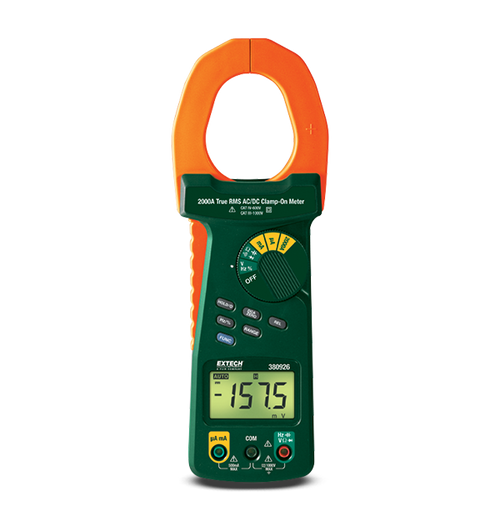 Extech 380926 2000A True RMS AC/DC Clamp Meter