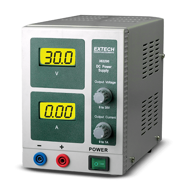 Extech 382200  30V / 1A Digital Single Output DC Power Supply