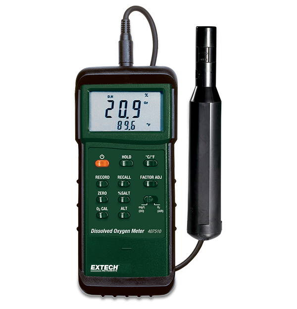 Extech 407510 – Heavy Duty Dissolved Oxygen Meter