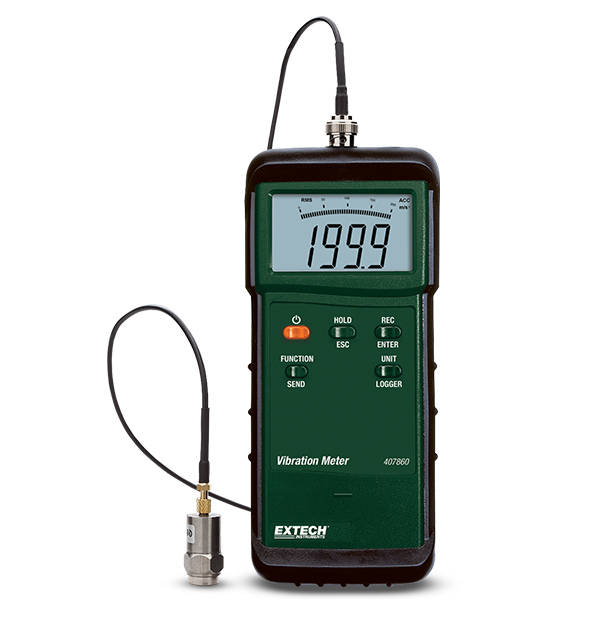 Extech 407860 Heavy Duty Vibration Meter