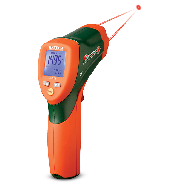 Extech 42512 Dual Laser InfraRed Thermometer