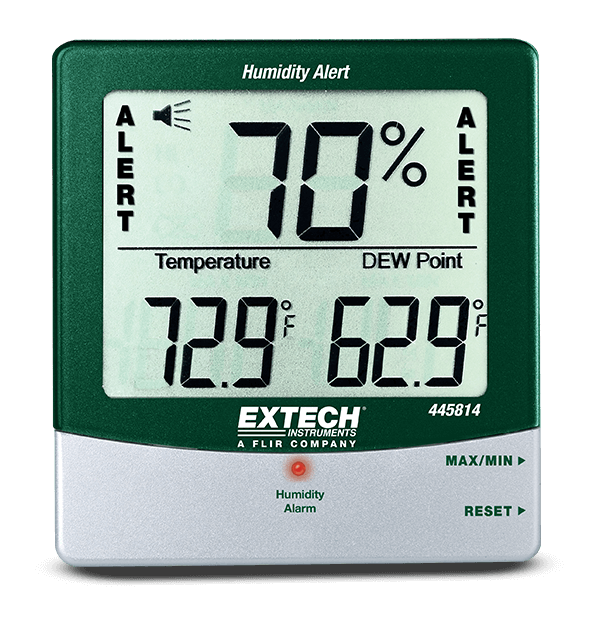 Extech 445814 Hygro-Thermometer Humidity Alert with Dew Point