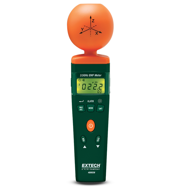 Extech 480836 RF Electromagnetic Field Strength Meter (50MHz–3.5GHz)