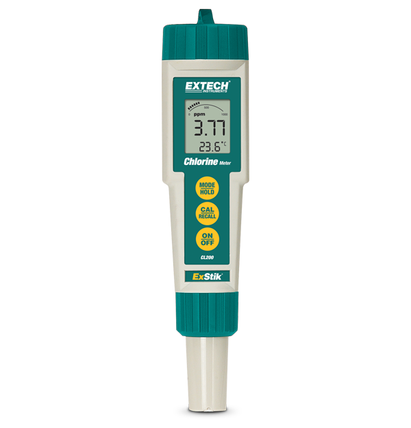 Extech CL200  ExStik® Chlorine Meter with Flat Surface Electrode