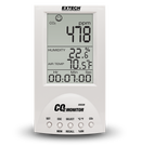 Extech CO220 Advanced Desktop Indoor Air Quality CO₂ Monitor with Dew Point, Wet Bulb, and TWA/STEL