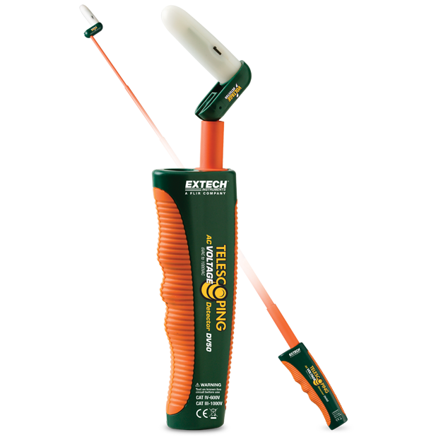 Extech DV50 – Telescoping Non-Contact AC Voltage Detector (6V to 1000V AC)