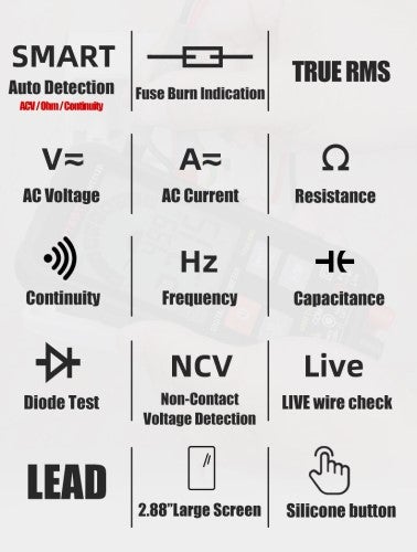 HABOTEST Mini Smart Multimeter HT112B