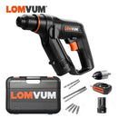 LOMVUM Electric Rotary Hammer Drill Demolition Hammer Z0A-LV01-12