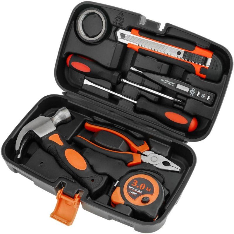 LOMVUM GJT010101 9pcs Home DIY Hand Tool Set Household Mini Tool Set