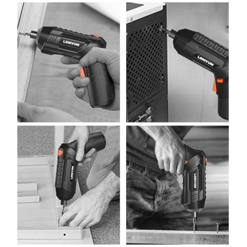 LOMVUM Mini Cordless Screwdriver Rechargeable L-DB17