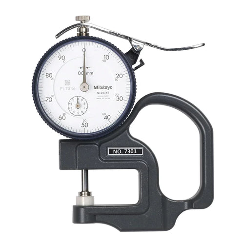 Mitutoyo 7301A Dial Thickness Gauge, 0-10mm