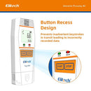 Elitech Tlog 100H Reusable Temperature And Humidity Data Logger, Range -30 To 70°C
