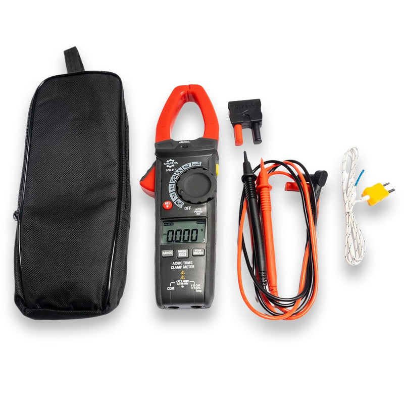 Spartna SPR-211 600A AC/DC True RMS Clamp Meters