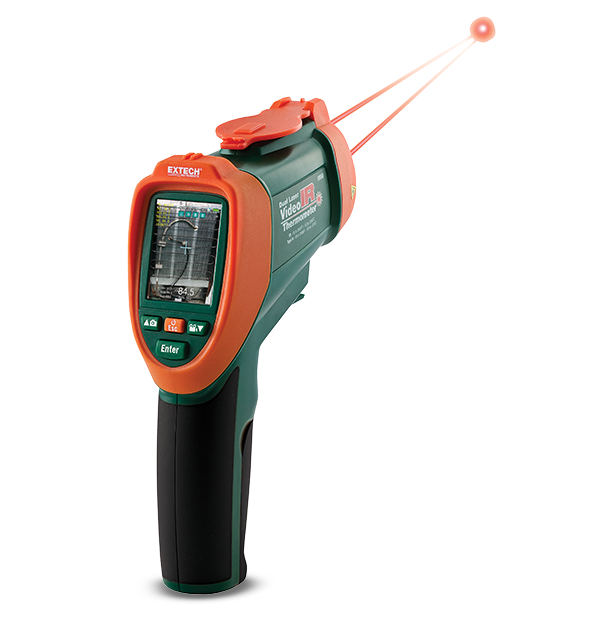 Extech VIR50 Dual Laser Video IR Thermometer.