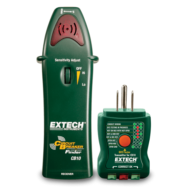 Extech CB10 AC Circuit Breaker Finder/Receptacle Tester