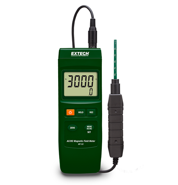 Extech MF100 – AC/DC Magnetic Field Meter with Uniaxial Hall Effect Sensor