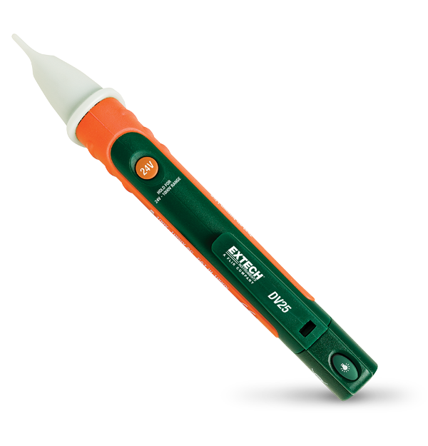 Extech DV25 Dual-Range AC Voltage Detector with Flashlight