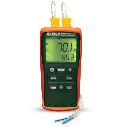 Extech EA10 EasyView™ Dual Input Thermometers