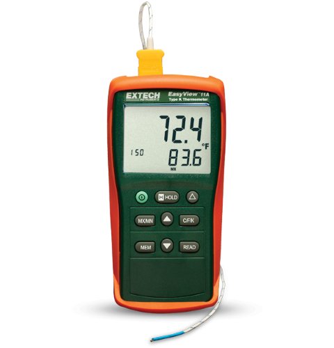 Extech EA11A EasyView™ Type K Single Input Thermometer