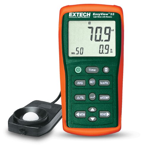 Extech EA33 EasyView™ Light Meter with Memory