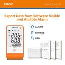 Elitech GSP-6 Temperature and Humidity Data Logger Recorder 16000 Points