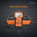 Elitech Refrigerant Charging Scale 220Lbs with case, HVAC Electronic Digital Freon Recovery Scales for AC Automotive, LMC-100A