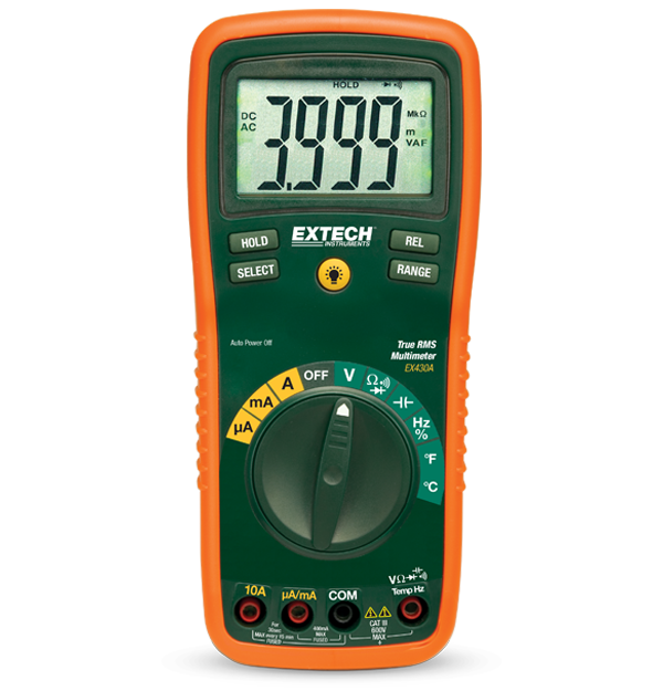 Extech EX430A 11 Function True RMS Professional MultiMeter