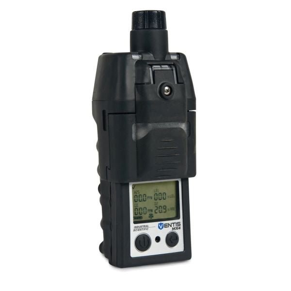 Ventis MX4  Multi-Gas Detector, Pumped, 4-Gas Model, LEL(Methane), O2, CO, H2S, Black