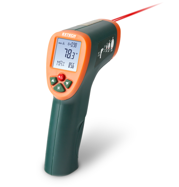 Extech IR270 IR Thermometer with Color Alert