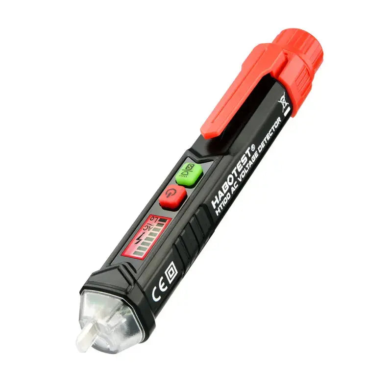 12V AC Non Contact Voltage Tester , HT100 AC Voltage Detector Pen HABOTEST  Measurement Methods Technology Company Environmental Test Instruments