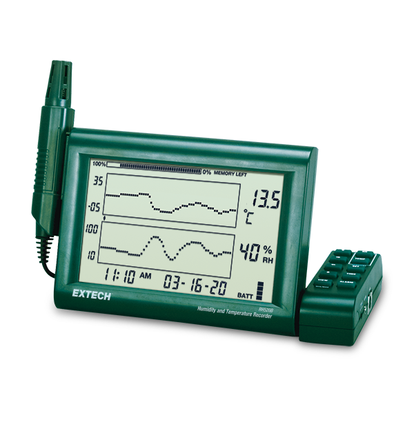 Extech RH520B Humidity+Temperature Chart Recorder with Detachable Probe