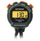 Extech STW515 Digital Stopwatch/Clock with Calendar and Backlit Display