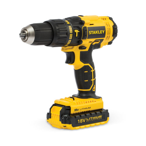 STANLEY DRILL HAMMER C/L 13MM 18V LT-ION  2 BATTERY