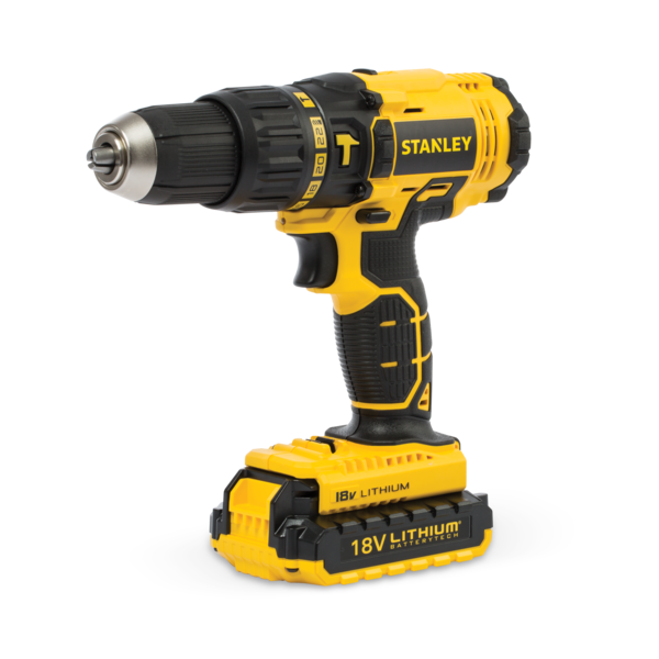 STANLEY DRILL HAMMER C/L 13MM 18V LT-ION  2 BATTERY